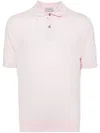 John Smedley Leeshaw Polo Shirt In Rosa
