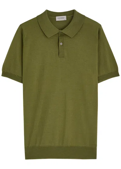 John Smedley Leyburn Wool-blend Polo Shirt