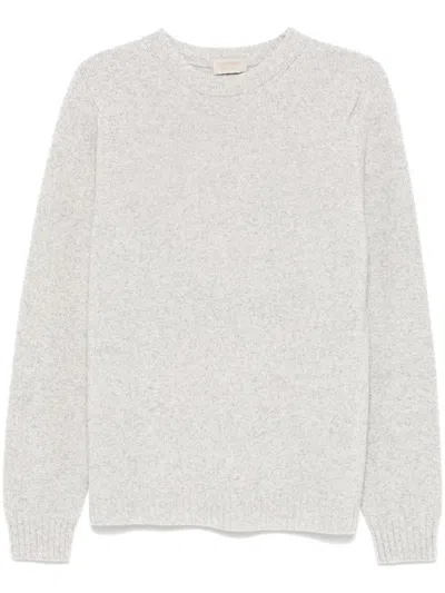 John Smedley Light Grey Norfolk Sweater In Gray