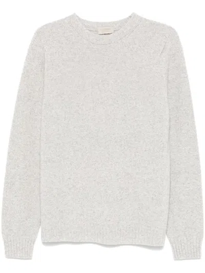 JOHN SMEDLEY JOHN SMEDLEY LIGHT GREY NORFOLK SWEATER