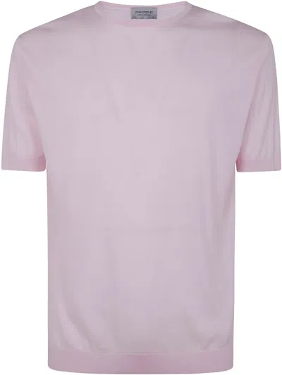 John Smedley Belden Short Sleeves Crew Neck T-shirt In Multicolor