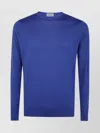 John Smedley Hatfield Long Sleeves Crewneck Pullover In Blue