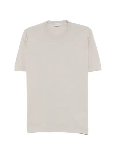 John Smedley Lorca T-shirt In Gray