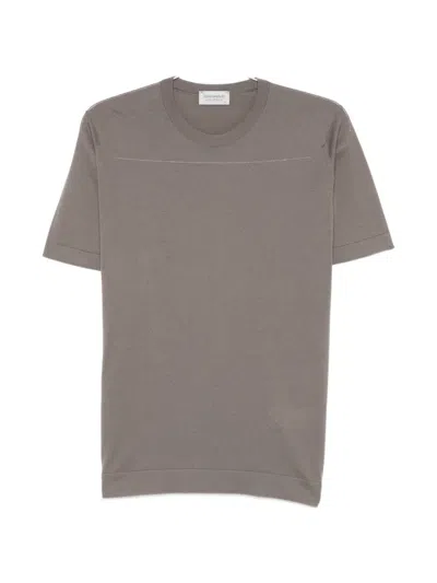 John Smedley Lorca T-shirt In Gray