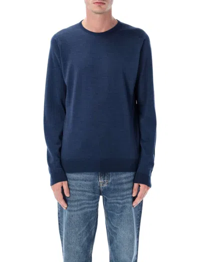 John Smedley Lundi Sweater In Blue