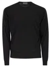 John Smedley Man Turtleneck Black Size Xl Wool In Black