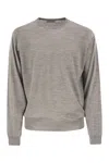 John Smedley Lundy - Crew Neck Jumper In Extra-fine Merino Wool In Gray