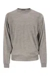 John Smedley Lundy - Crew Neck Jumper In Extra-fine Merino Wool In Gray