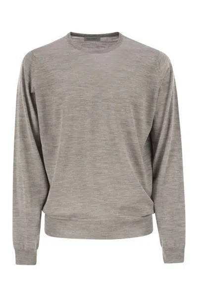 JOHN SMEDLEY JOHN SMEDLEY LUNDY - CREW NECK JUMPER IN EXTRA-FINE MERINO WOOL