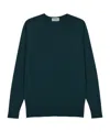 John Smedley Lundy - Extra Fine Merino Wool Jumper In Green