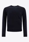 John Smedley "lundy" Crew Neck Sweater In Black