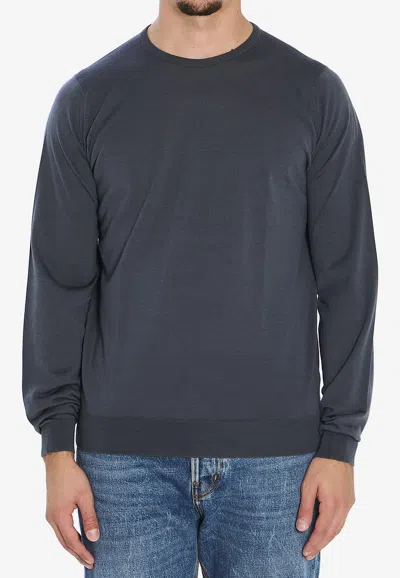JOHN SMEDLEY LUNDY KNITTED CREWNECK SWEATER
