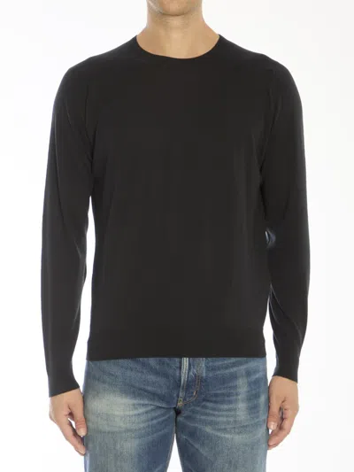 John Smedley Lundy Pullover In Black