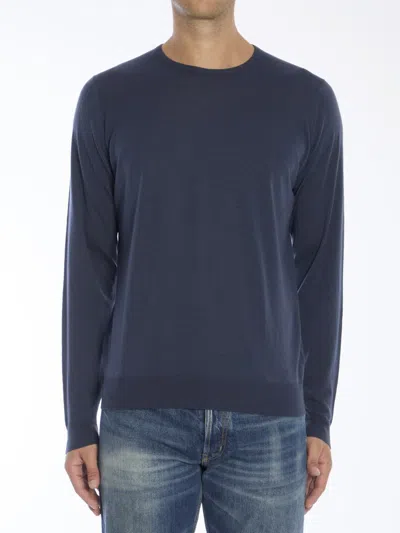 John Smedley Lundy Pullover In Blue