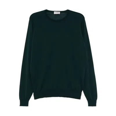 John Smedley Lundy Rigre Sweater In Green