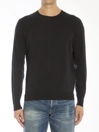 John Smedley Lundy Sweater In Black