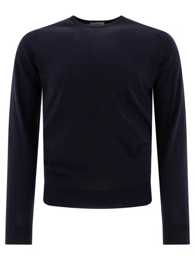 John Smedley Lundy Knitwear In Blue