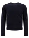 John Smedley "lundy" Crew Neck Sweater In Blue