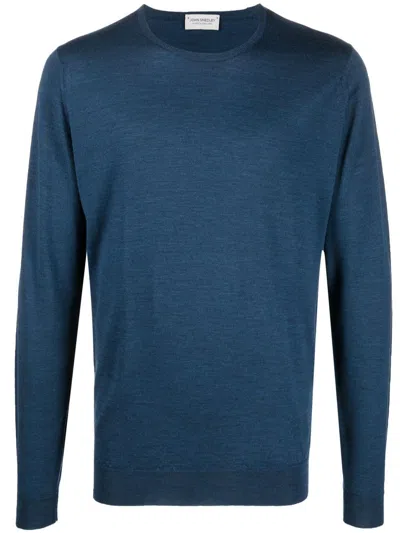 John Smedley Lundy Sweater In Blue