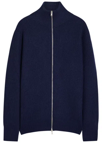 JOHN SMEDLEY JOHN SMEDLEY MALLAM CASHMERE AND WOOL-BLEND CARDIGAN