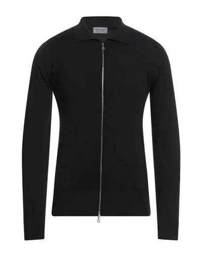 John Smedley Man Cardigan Black Size L Virgin Wool