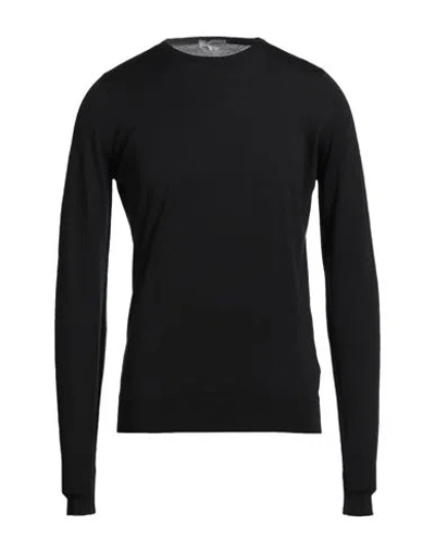 John Smedley Man Sweater Black Size Xxl Merino Wool