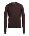 John Smedley Man Sweater Dark Brown Size Xxl Merino Wool