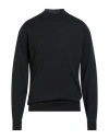 John Smedley Man Turtleneck Black Size Xl Wool