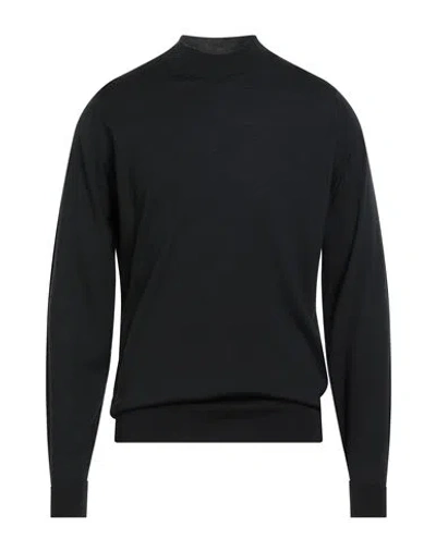 John Smedley Man Turtleneck Black Size Xl Wool