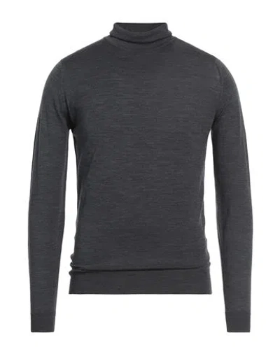 John Smedley Man Turtleneck Lead Size L Virgin Wool