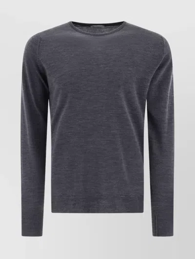 John Smedley "marcus" Crew Neck Sweater In Animal Print