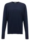 John Smedley Marcus Extra Fine Merino Wool Jumper Clothing In Blue