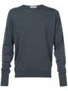 John Smedley Marcus Extra Fine Merino Wool Jumper Clothing In Gray