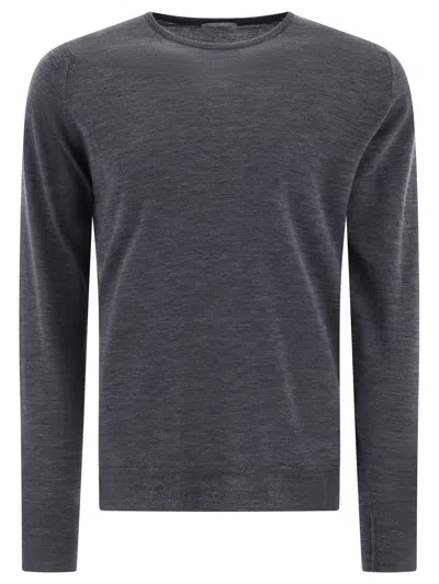 John Smedley Marcus Knitwear Grey In Black