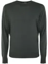 John Smedley Marcus Long Sleeves Crew Neck Pullover Clothing In Green