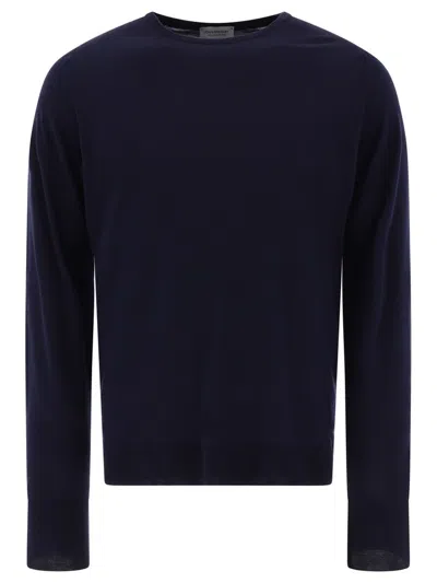 John Smedley Marcus Pullover In Blue