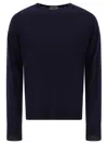 John Smedley Hatfield Long Sleeves Crewneck Pullover In Blue