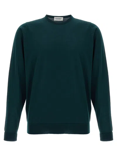 John Smedley 'marcus' Sweater In Green
