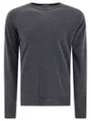 John Smedley "marcus" Crew Neck Sweater In Grey