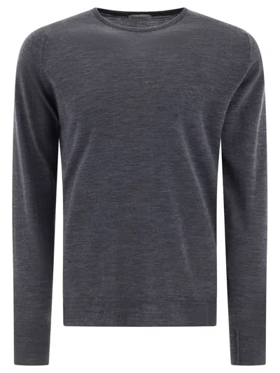 John Smedley Marcus Knitwear Grey In Gray