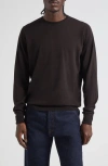 John Smedley Marcus Virgin Wool Crewneck Sweater In Black