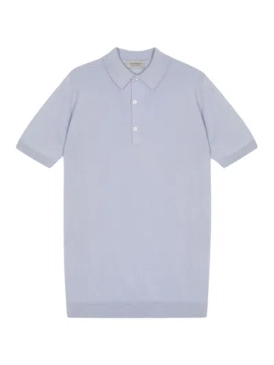 John Smedley Adrian Short-sleeve Polo Shirt In Gray