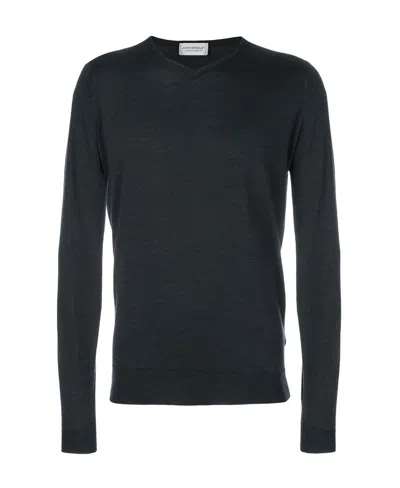 John Smedley Classic Long-sleeve Sweater In Black