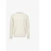 John Smedley Mens Grey Fleece Round-neck Textured Merino-wool Knit Jumper Xxl In Neutral