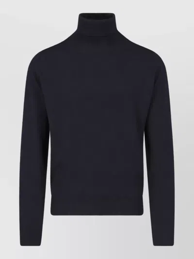 John Smedley Merino Wool Crewneck Tank Top In Black
