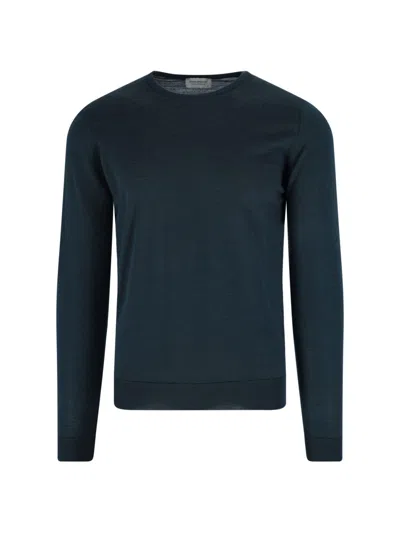 John Smedley Merino Wool Sweater In Green