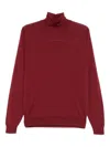 John Smedley Merino Wool Sweater In Red