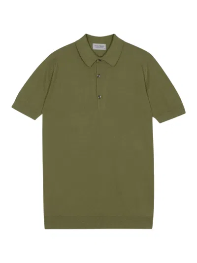 John Smedley Mini Elegant T-shirt For Men In Green