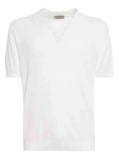 John Smedley Noah Classic Polo Shirt In White