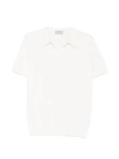 John Smedley Noah V-neck T-shirt In Brown